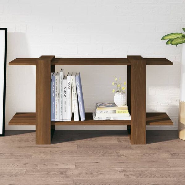 vidaXL B&uuml;cherregal Braun Eichen-Optik 100x30x51 cm Holzwerkstoff