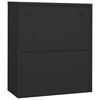 vidaXL B&uuml;roschrank Anthrazit 90x40x105 cm Stahl
