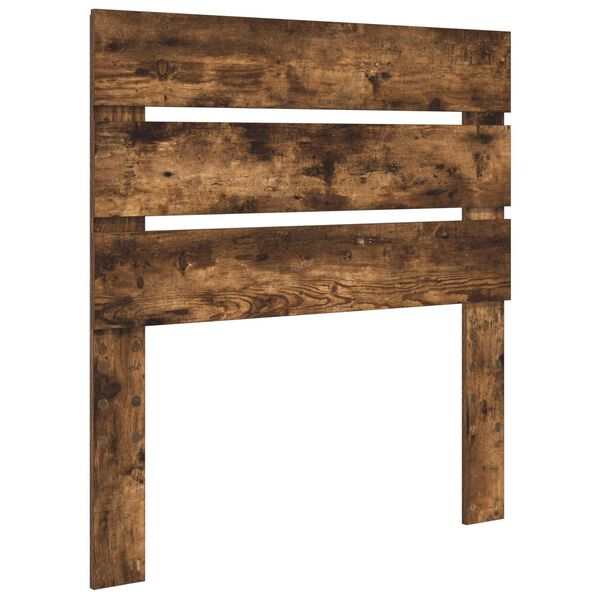 vidaXL Kopfteil Ger&auml;ucherte Eiche 90 cm Holzwerkstoff
