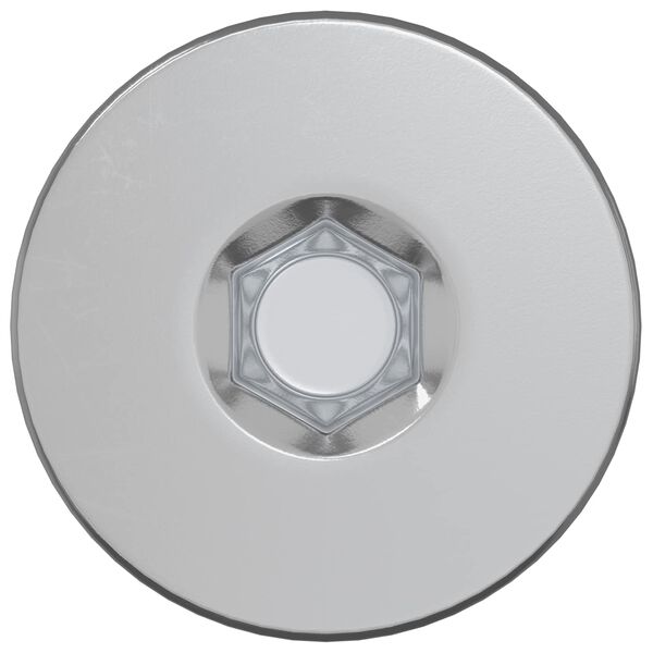 vidaXL Confirmat-Schrauben 5000 pcs Silber Metall
