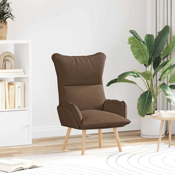 vidaXL Sessel Braun 69 x 74 x 93 cm Stoff