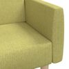 vidaXL Schlafsofa 2-Sitzer Gr&uuml;n Stoff