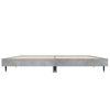 vidaXL Bettgestell Betongrau 120x190 cm Holzwerkstoff