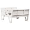 vidaXL Picknicktisch f&uuml;r Kinder Wei&szlig; 88x122x58 cm Massivholz Kiefer
