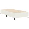 vidaXL Boxspringbett Creme 90 x 190 cm Samt