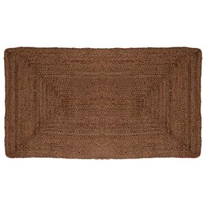 vidaXL Bereichsteppich Grau 60 x 110 cm Jute