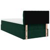vidaXL Ottoman-Bett mit Matratze Dunkelgr&uuml;n 100x200 cm Samt