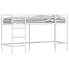 vidaXL Kinderloftbett Wei&szlig; 74,5 x 190 cm Stahl