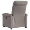 vidaXL Relaxsessel Elektrisch Taupe Stoff