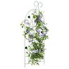 vidaXL Gartenzaun 3 pcs Gr&uuml;n 112 x 40 cm Stahl