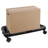 vidaXL Transportroller Schwarz Polypropylen 200 kg