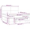 vidaXL Boxspringbett mit Matratze Dunkelgr&uuml;n 160x200 cm Samt