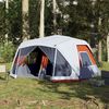 vidaXL Familienzelt mit LED 10 Personen Hellgrau Orange Quick Release