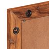 vidaXL Badspiegel 50x70 cm Massivholz Akazie und Glas