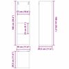 vidaXL H&auml;ngeschrank Altholz 30 x 29,5 x 100 cm Holzwerkstoff