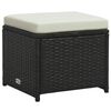 vidaXL 6-tlg. Garten-Lounge-Set mit Auflagen Poly Rattan Braun