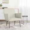 vidaXL Sessel Creme 62x79x79 cm Samt