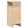 vidaXL Nachttische 2 Stk. mit Schublade Sonoma-Eiche 25x31x66 cm