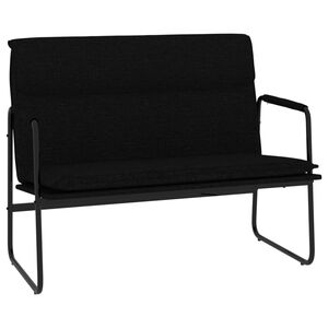 vidaXL Sitzbank Schwarz 100x64x80 cm Stoff