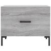 vidaXL Couchtisch Grau Sonoma 50x50x40 cm Holzwerkstoff