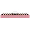 vidaXL Aufbewahrungsbett mit Speicher Rosa 90 x 190 cm Samt