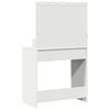 vidaXL Schminktisch mit Regal Wei&szlig; 75,5 x 41 x 135 cm Holzwerkstoff