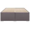 vidaXL Bettgestell Grau 140x190 cm Kunstleder