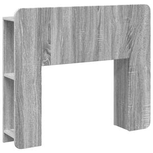 vidaXL Kopfteil Schrank mit Speicher Graues Sonoma Holzwerkstoff