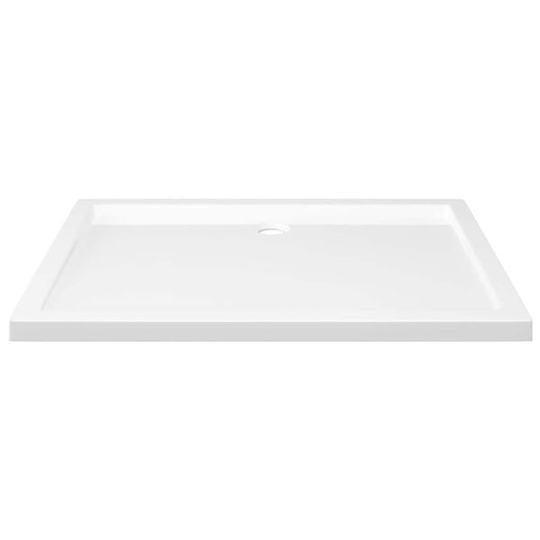 vidaXL Duschtasse ABS Rechteckig Wei&szlig; 70x100 cm