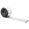 vidaXL Rasenkante 5 m x 10 cm aus verzinktem Stahl Silber