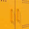 vidaXL Highboard Senfgelb 68x39x113 cm Stahl