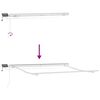 vidaXL Einziehbare Markise Mehrfarbig 300 x 250 cm Stoff und Stahl
