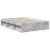 vidaXL Bettgestell Betongrau 120x200 cm