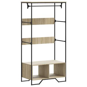 vidaXL Kleiderst&auml;nder Sonoma-Eiche 90x50x180 cm Holzwerkstoff