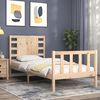 vidaXL Massivholzbett ohne Matratze 90x200 Kiefernholz