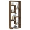 vidaXL Wandregal Braun Eichen-Optik 36x16x90 cm Holzwerkstoff
