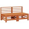 vidaXL Garten-Lounge-Set 7 pcs Wachsbraun Massives Kiefernholz