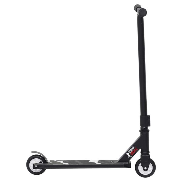 vidaXL Stunt Scooter mit Aluminium-Lenker Schwarz
