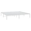 vidaXL Bettgestell Metall Wei&szlig; 180x200 cm