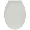 vidaXL Toilettensitz mit Absenkautomatik Wei&szlig; Oval