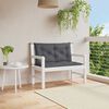 vidaXL Gartenbank-Auflage Anthrazit 100x(50+50)x7 cm Oxford-Gewebe