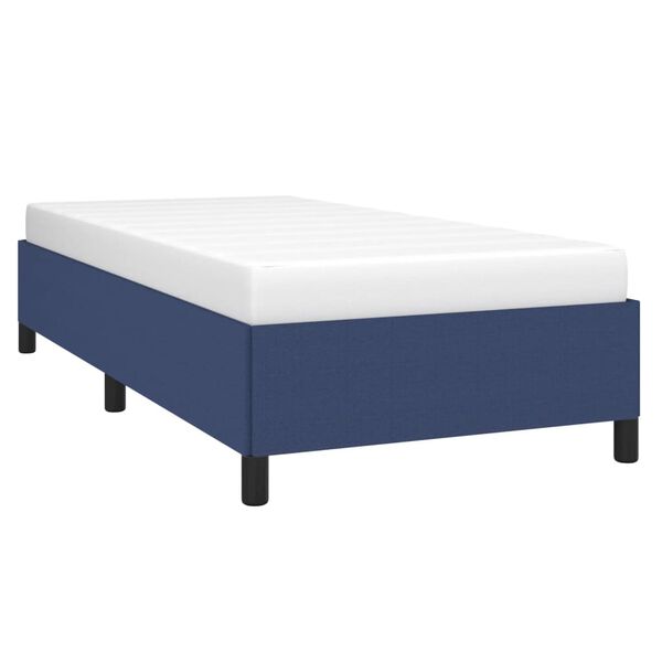 vidaXL Bettgestell ohne Matratze Blau 80x200 cm Stoff