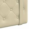 vidaXL H&auml;ngevorderseite Wandmontiert Creme 150 x 55 x 5 cm Kunstleder