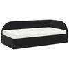 vidaXL Eckbettgestell mit Matratze mit Kopfteil 2 pcs Schwarz Samt