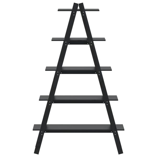 vidaXL Regal mit 5 B&ouml;den A-Form 110x40x180,5 cm Massivholz Kiefer