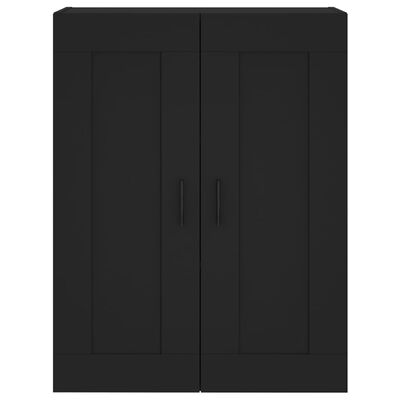 vidaXL Highboard Schwarz 69,5x34x180 cm Holzwerkstoff