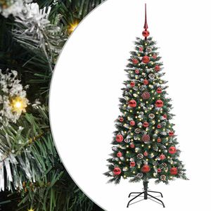 vidaXL Künstlicher Weihnachtsbaum mit 150 LEDs Grün 50 x 50 x 120 cm