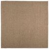 vidaXL Innen- und Au&szlig;enteppich AGIRA Natur 200 x 200 cm Polyester