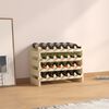 vidaXL Weinregal 65x29x46 cm Massivholz Kiefer