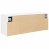 vidaXL Bad-Wandschrank Wei&szlig; 80x25x30 cm Holzwerkstoff